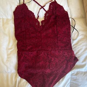 Windsor laced bodysuit
